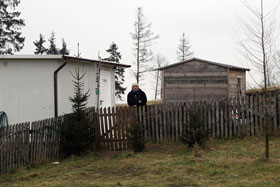 Grzegorz czeka na wiosnę.
 fot.Paweł Zając.