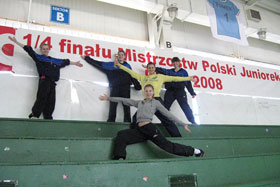 Ćwierćfinały Mistrzostw Polski Juniorek 2008
 fot.Teresa Doborzyńska