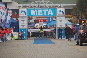 Grzesiek Rutkowski i Leszek Gwardęcki na 10 Poznań Maraton 2009
 fot.Leszek Gwardęcki